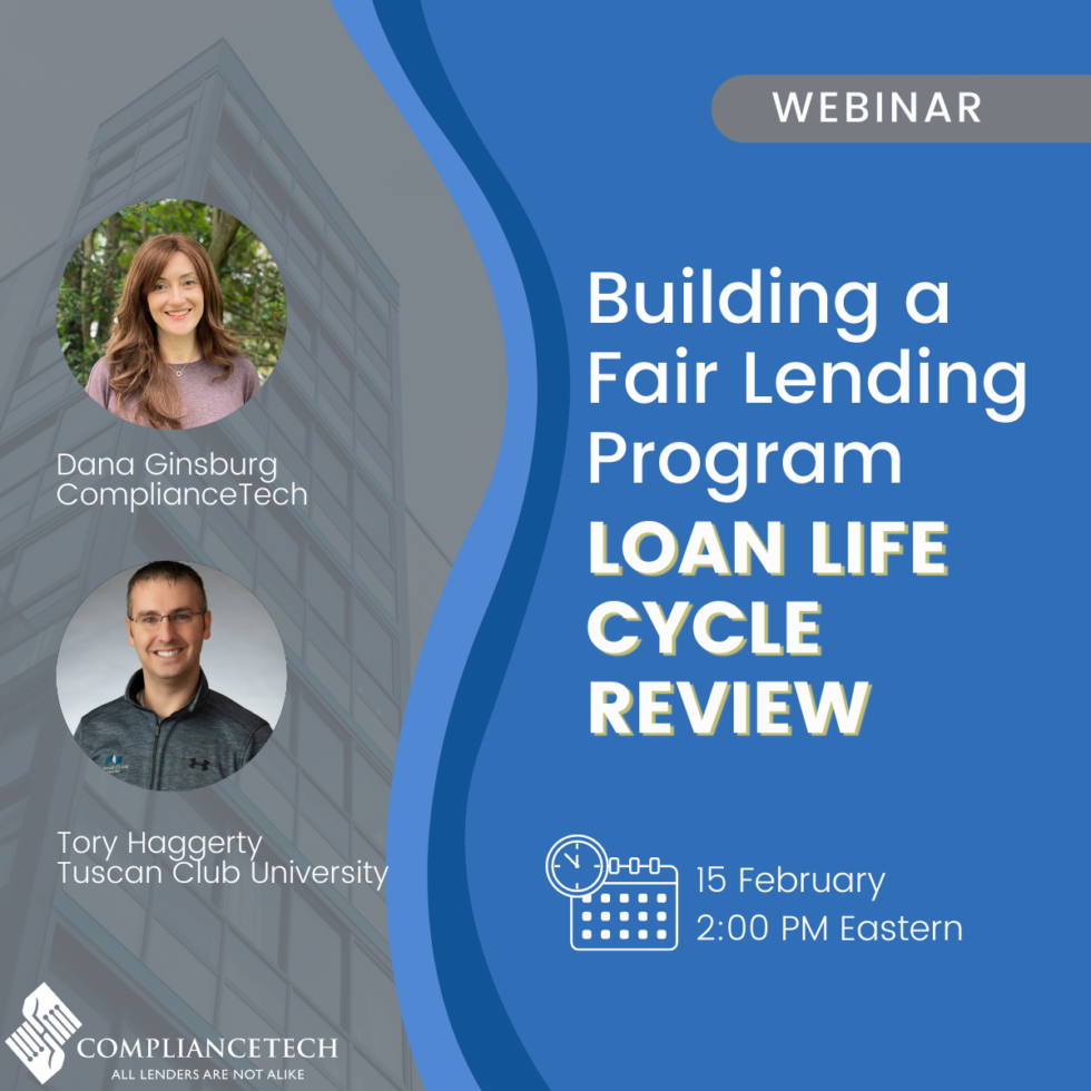 Webinar: Building Prevention Into Your Fair Lending Program ...