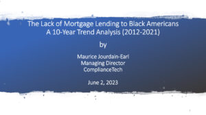 The Lack of Mortgage Lending to Black Americans A 10-Year Trend Analysis (2012-2021)